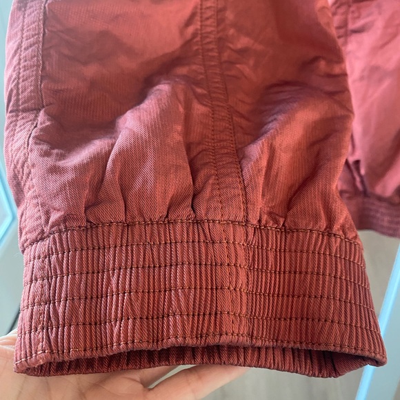 Vintage Emmegi ski pants dark orange w/ yellow lining, size 36/3 (XS/S) - Picture 10 of 14